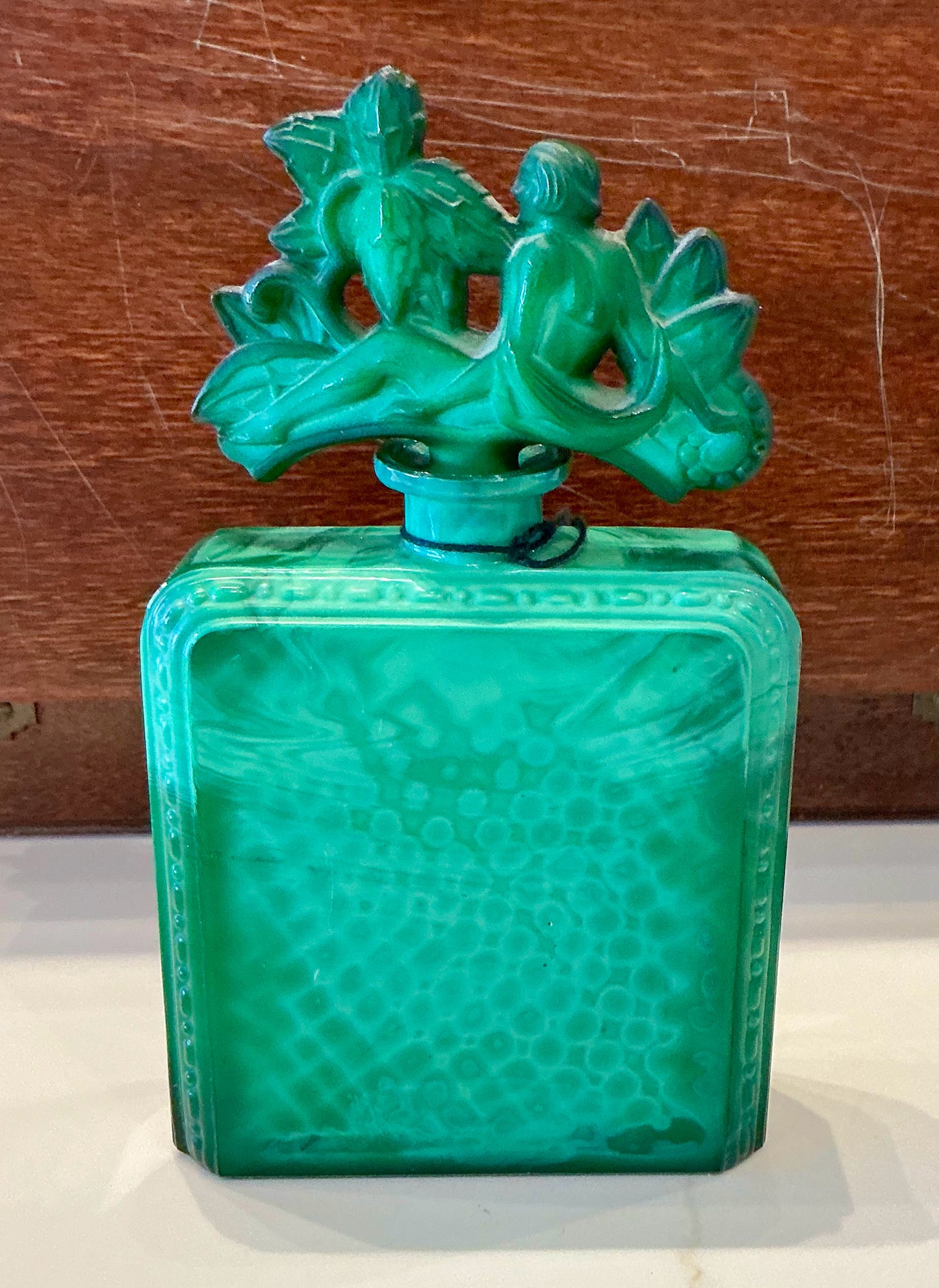 Heinrich Hoffman Malachite Perfume Bottle