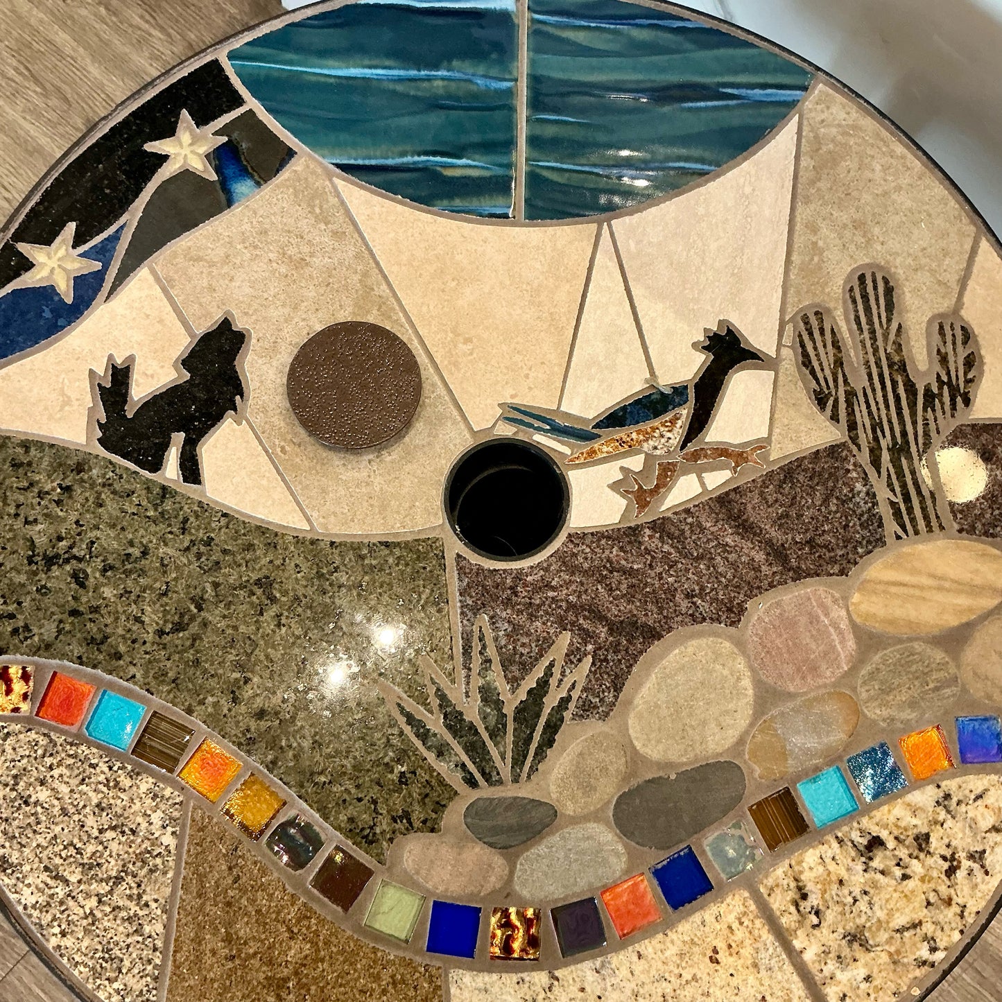 Outdoor Mosaic Table