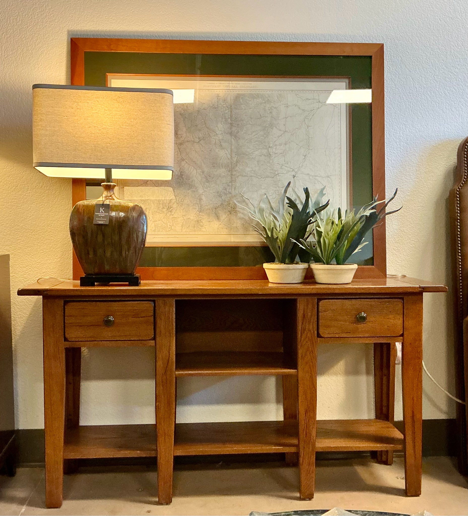 BROYHILL FURNITUREリビングテーブル　アメリカ製　ヴィンテージ Broyhill Sofa Table – consignmyfurniture