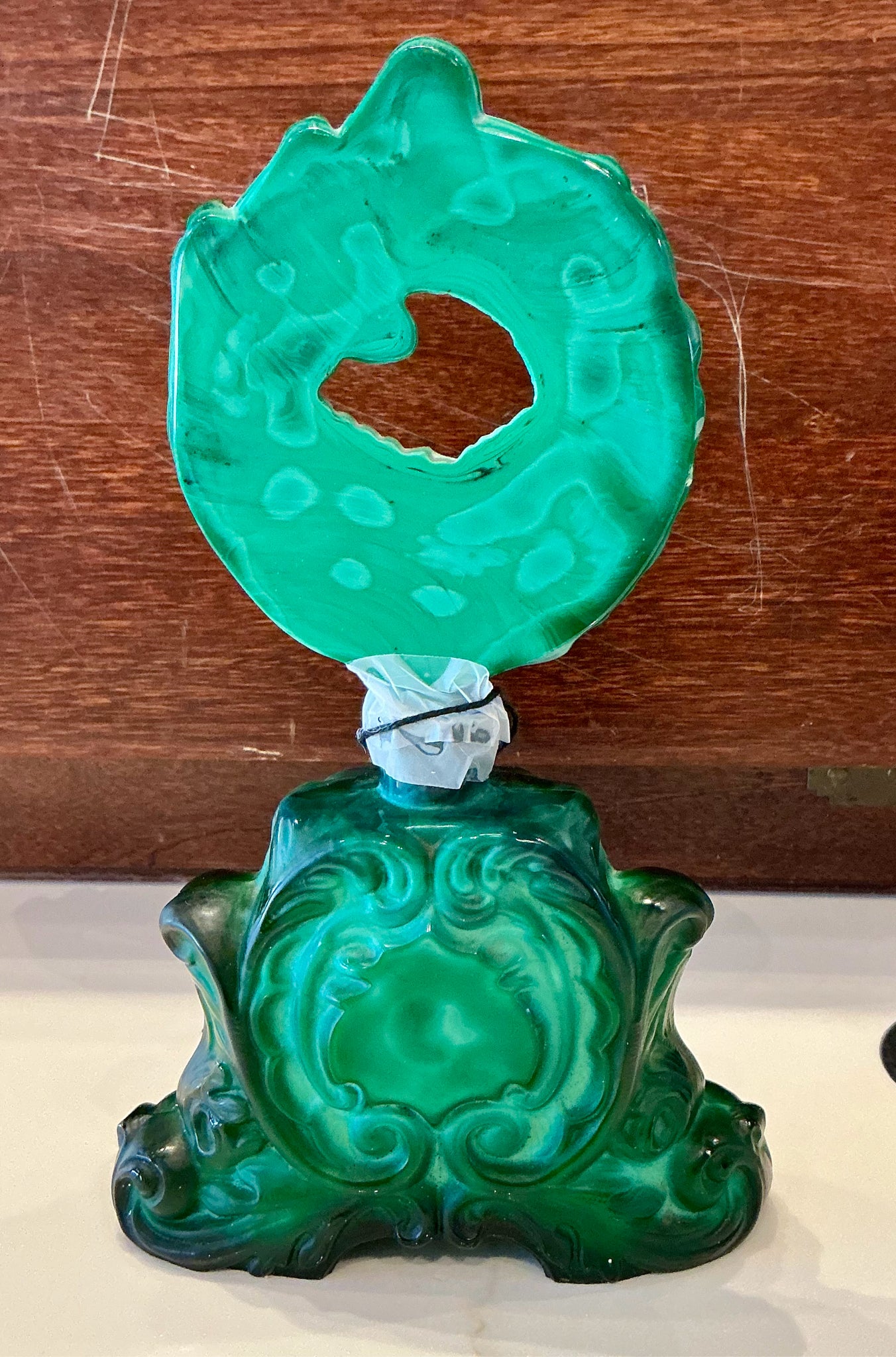 Heinrich Hoffman Malachite Perfume Bottle