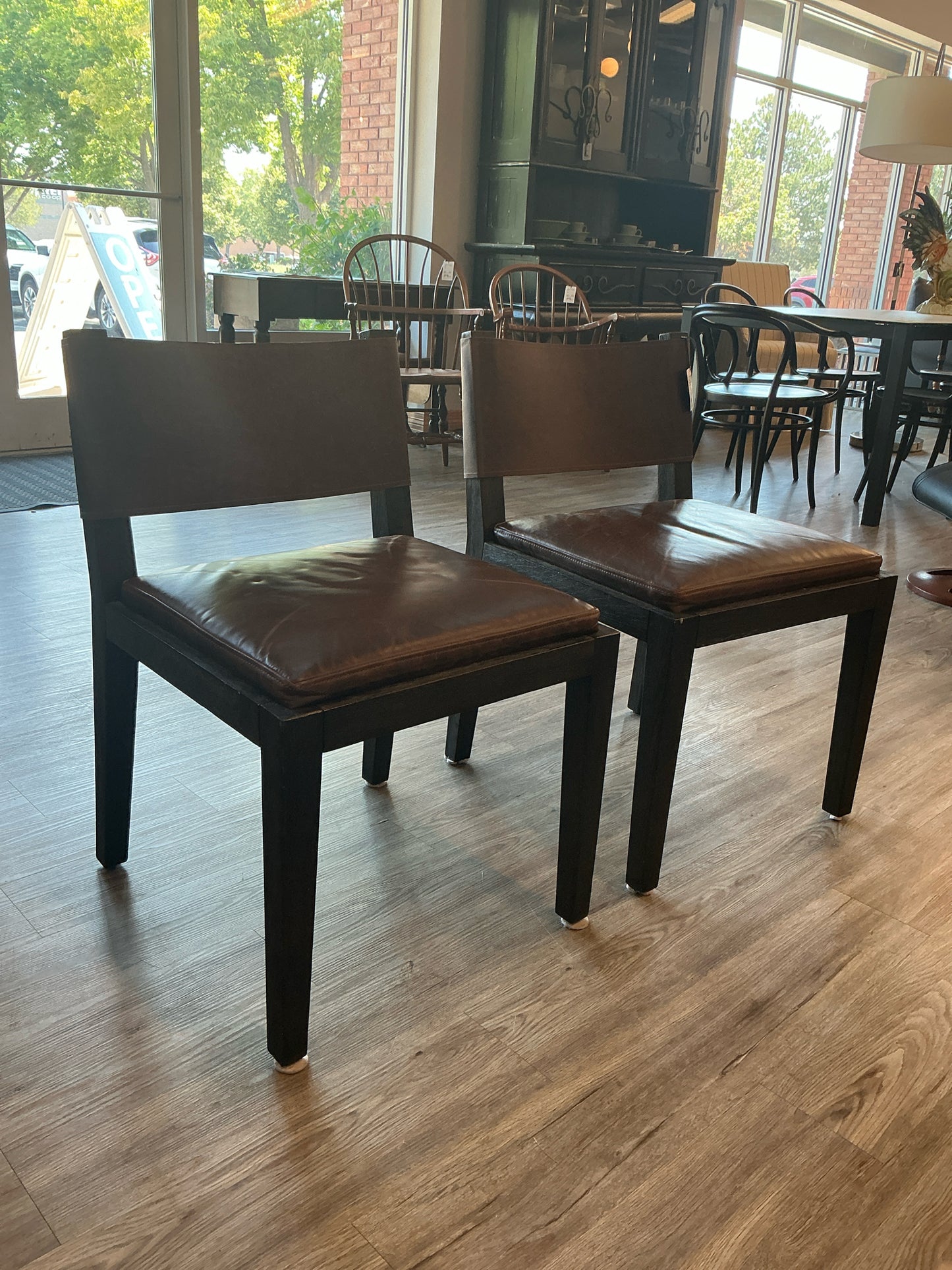 Restoration Hardware Pair Chairs