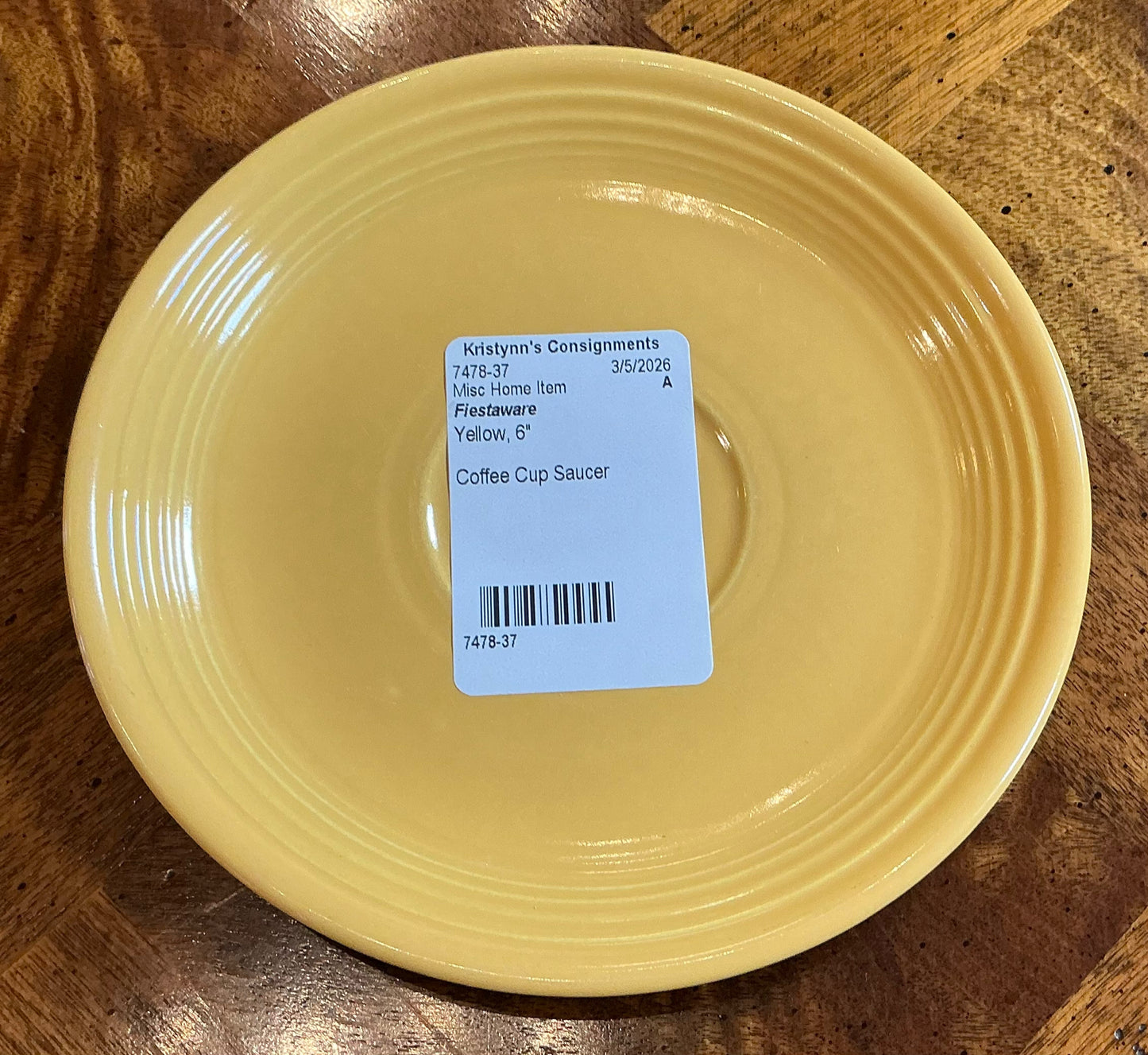 Fiestaware Saucer