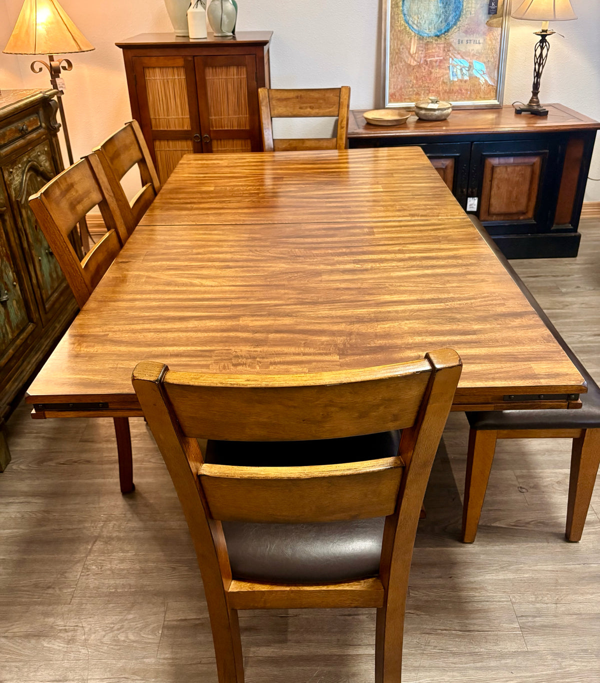 Table & 4 Chairs & Bench