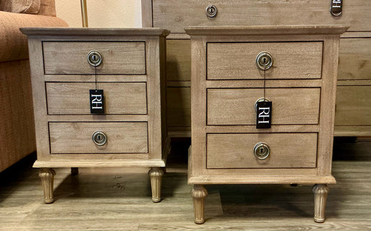 Restoration Hardware Pair Nightstands