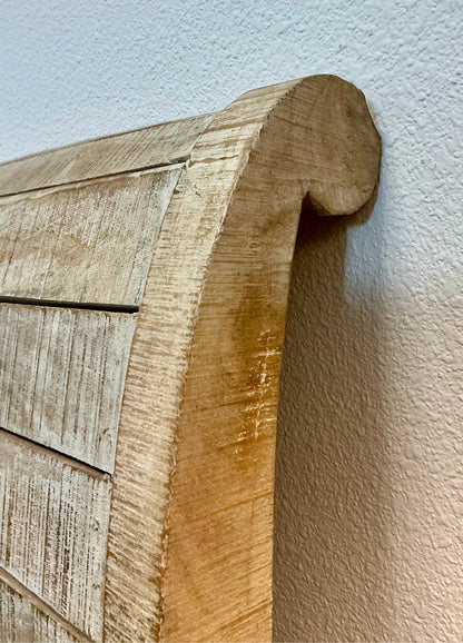 Rustic Sleigh King Bed