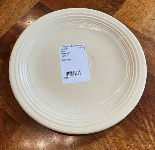 Fiestaware B&B Plate