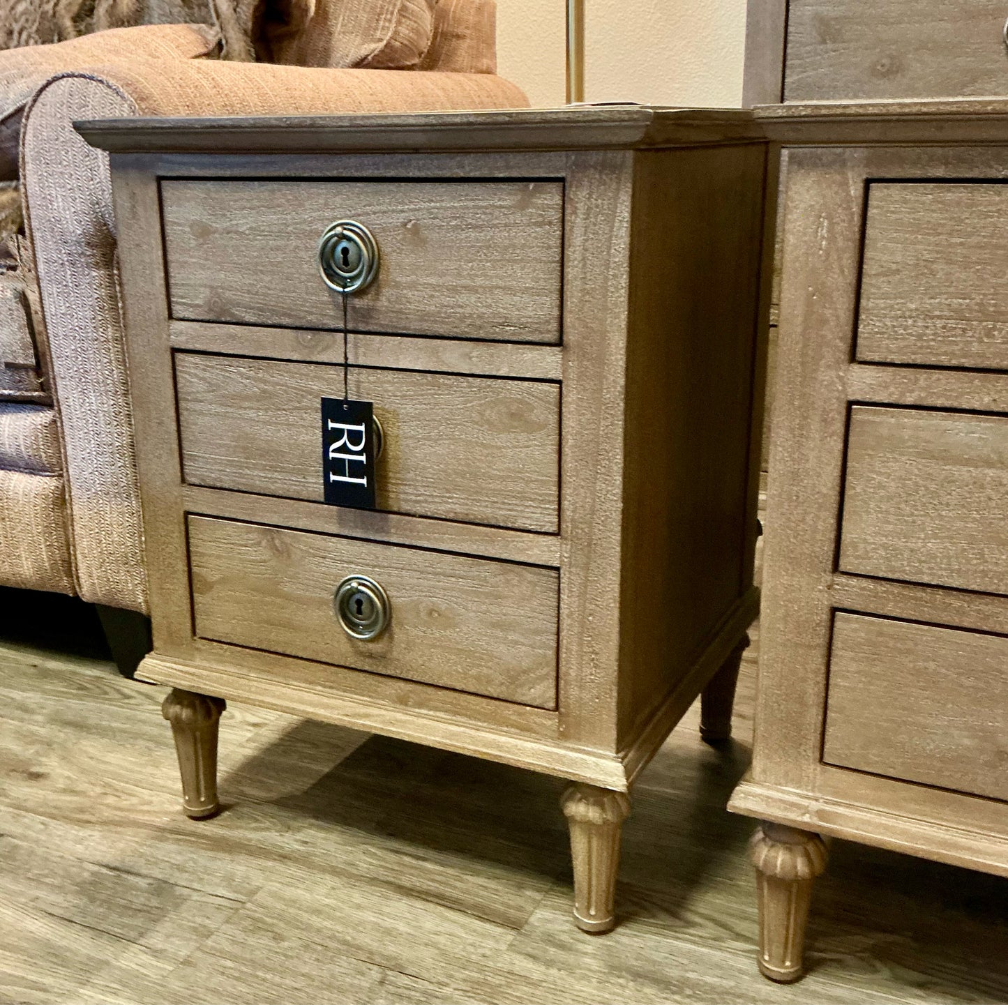 Restoration Hardware Pair Nightstands
