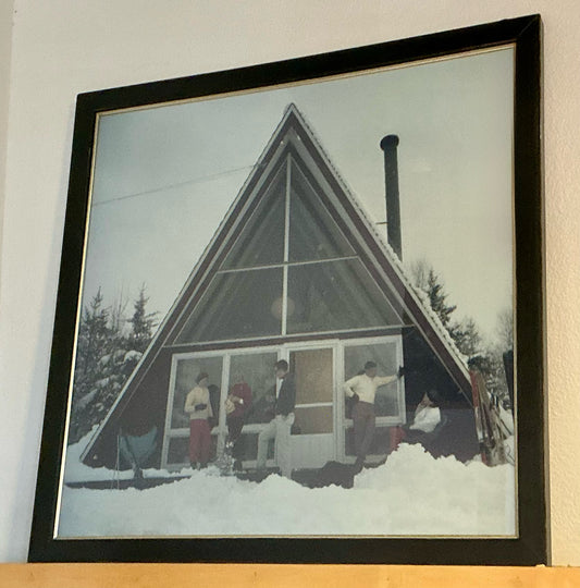 Slim Aarons "On the slopes in Stowe Vermont"