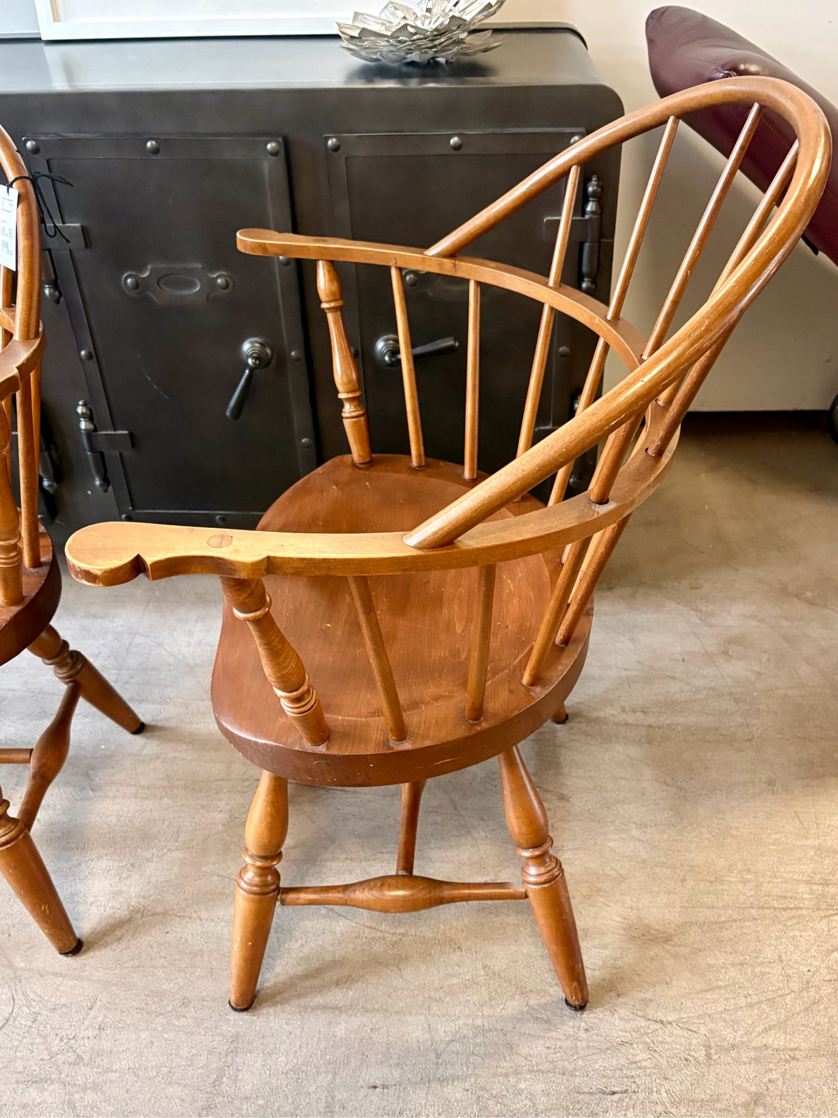 Famous Reproductions pair of windsor chairs