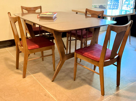 Mid Century Dining Table & Chairs