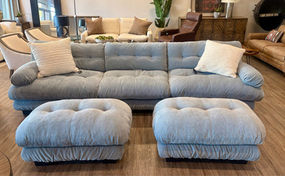 Sofa with ottomans