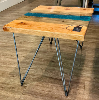 Hand Carved Epoxy Table