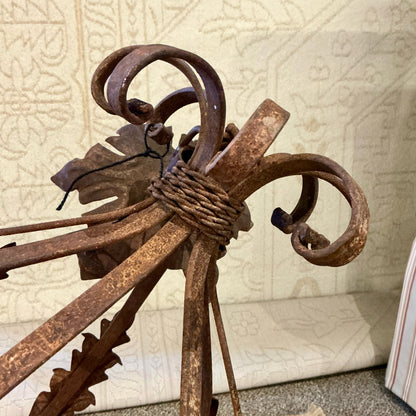 Antique Wrought Iron Candelabra/Chandelier