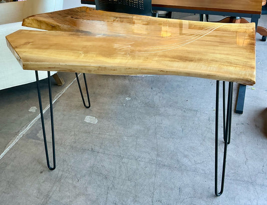 Hand Carved Live Edge Table