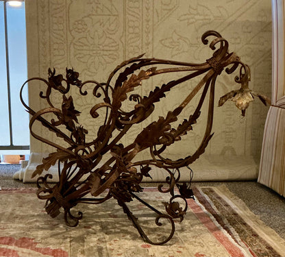 Antique Wrought Iron Candelabra/Chandelier