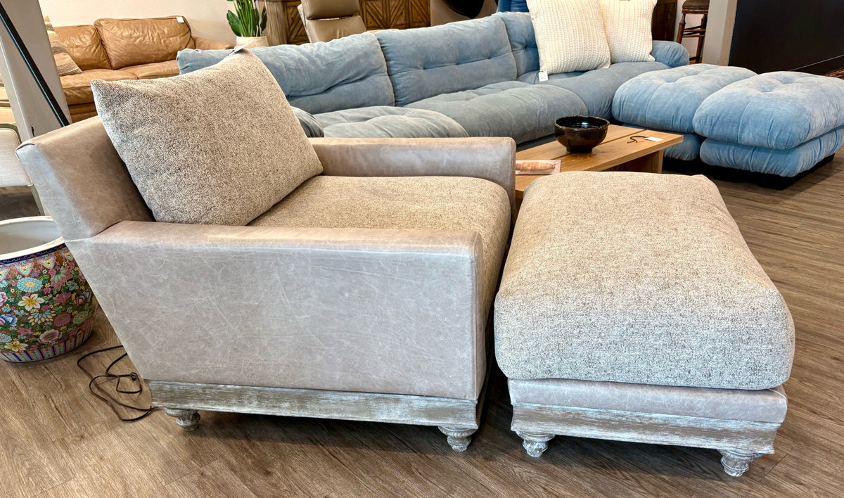 Chair w/Ottoman
