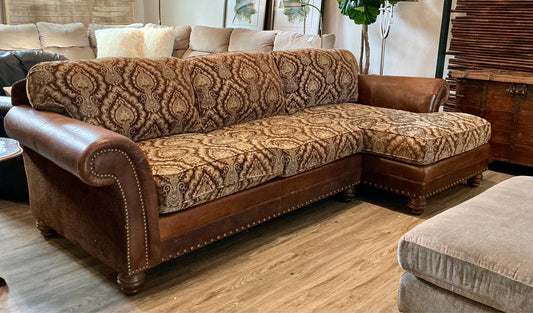 Leather Master Sofa with Chaise