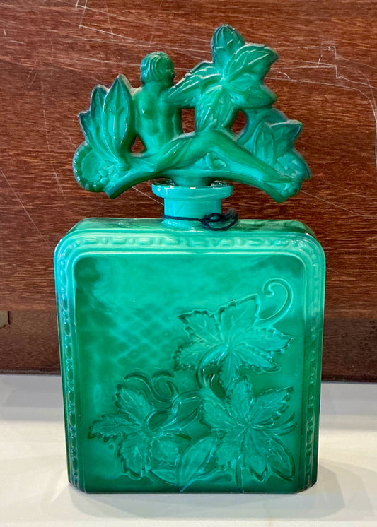 Heinrich Hoffman Malachite Perfume Bottle