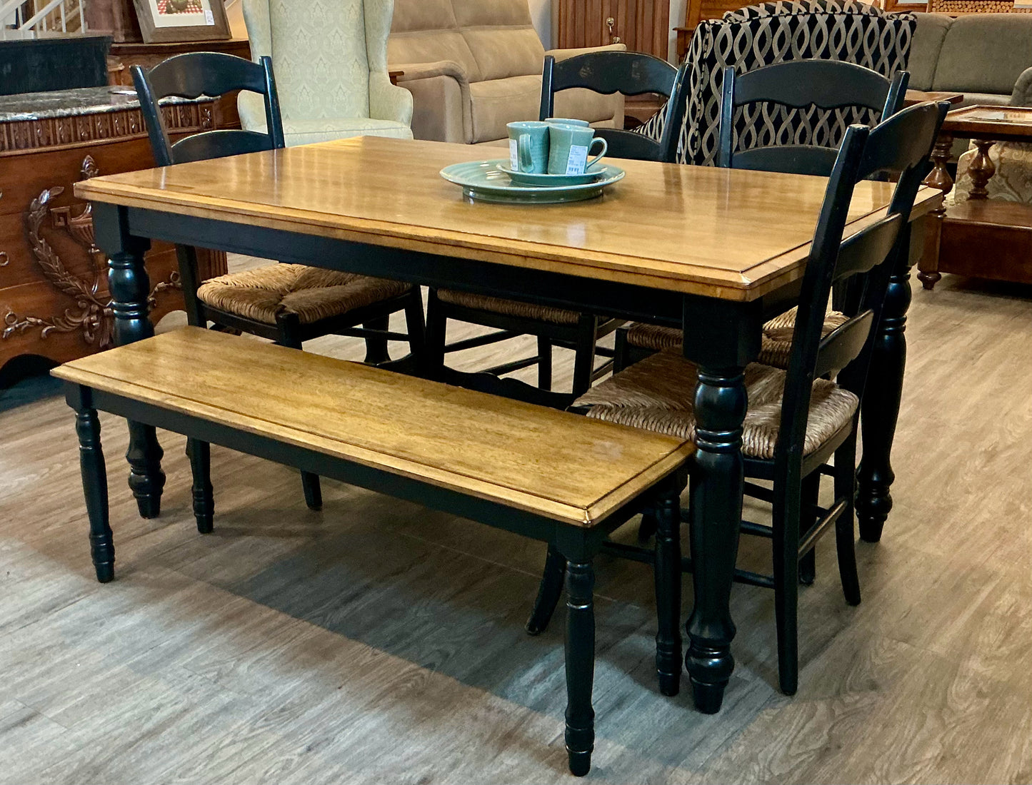 Table & 4 Chairs w/ Bench
