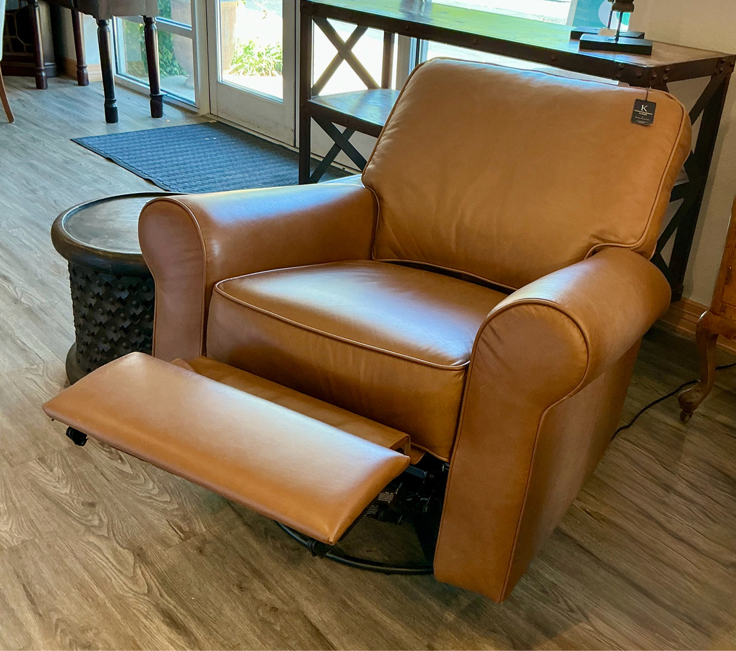 Pottery Barn Recliner- Power Swivel Glide Recline