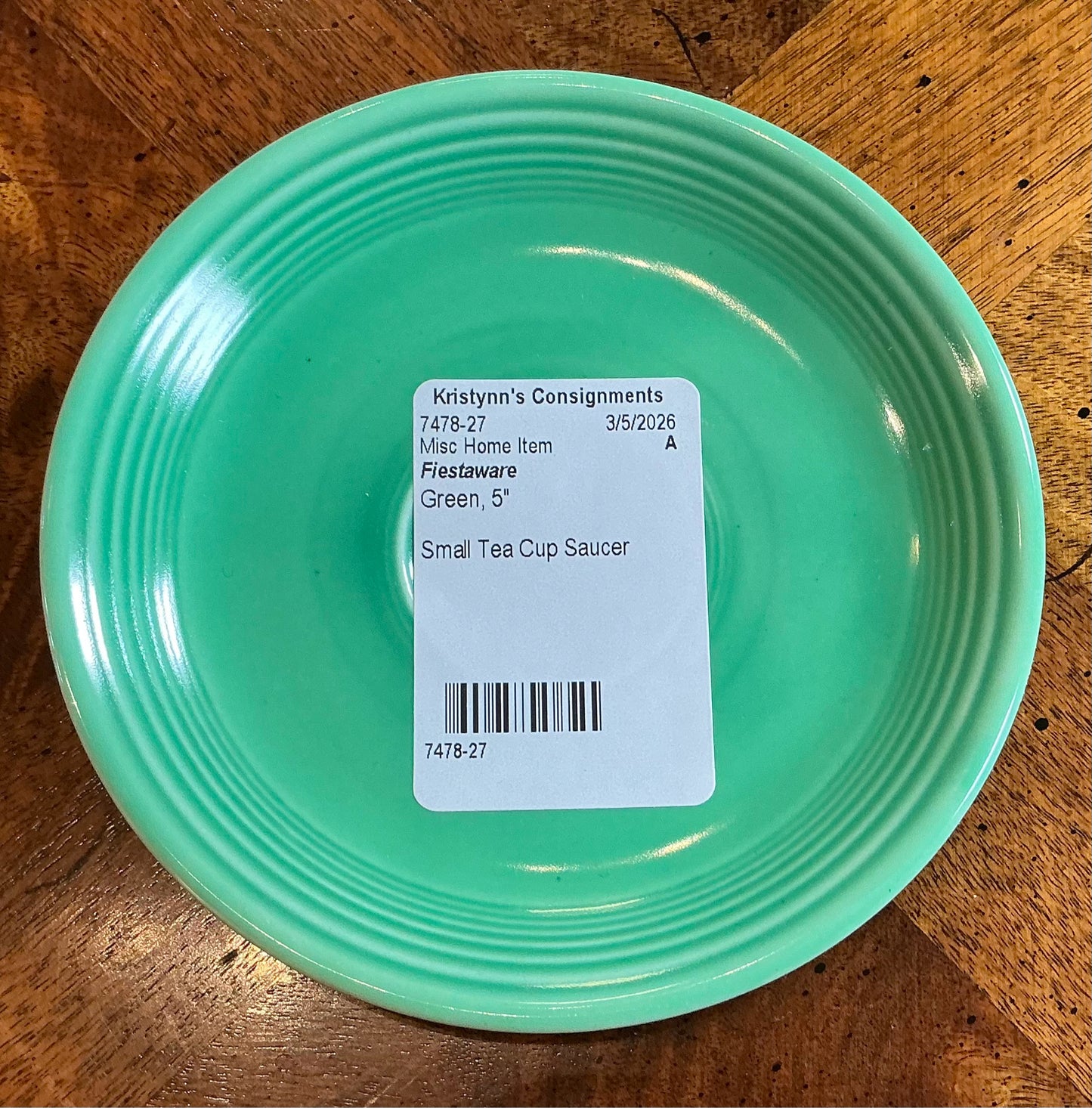 Fiestaware Saucer
