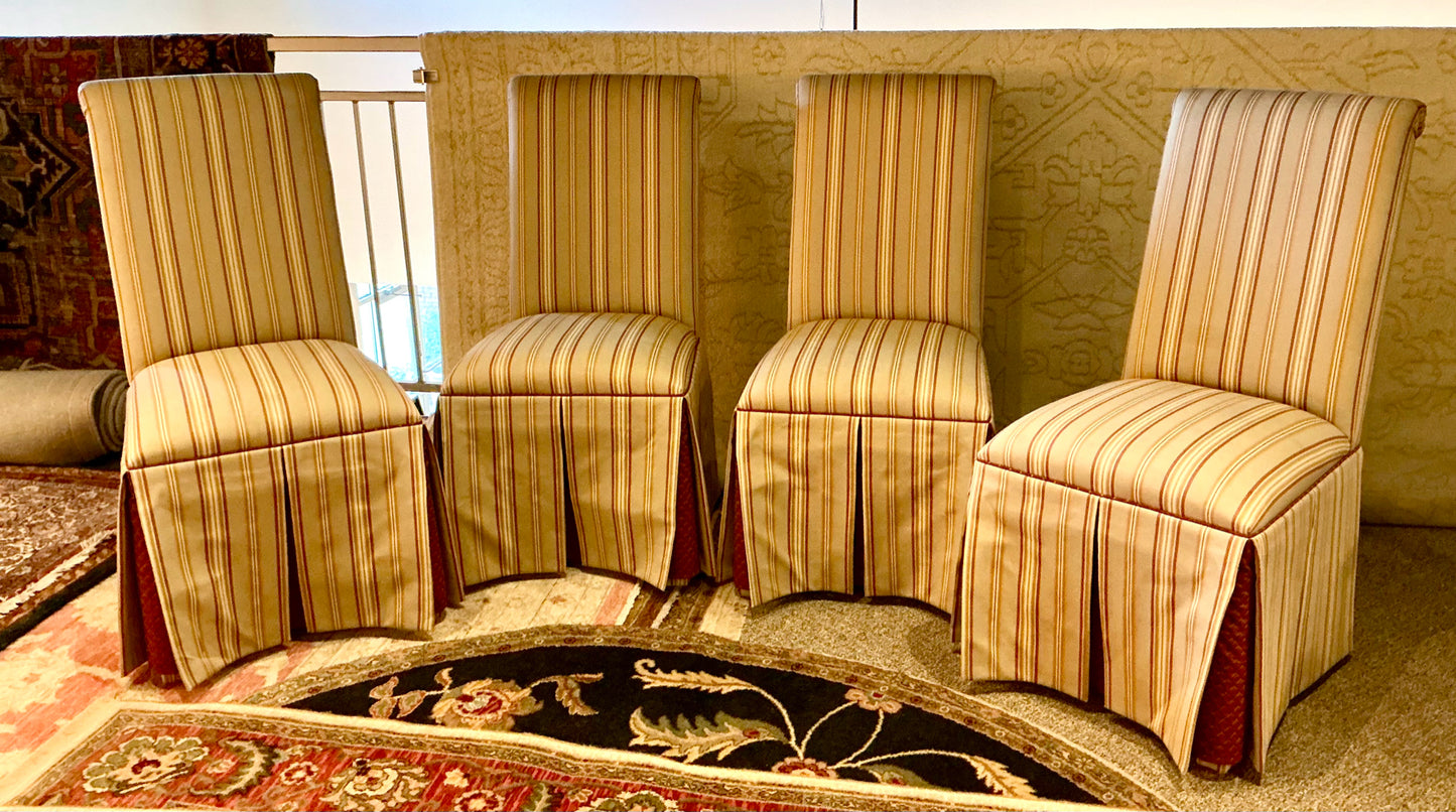 Four dining chairs