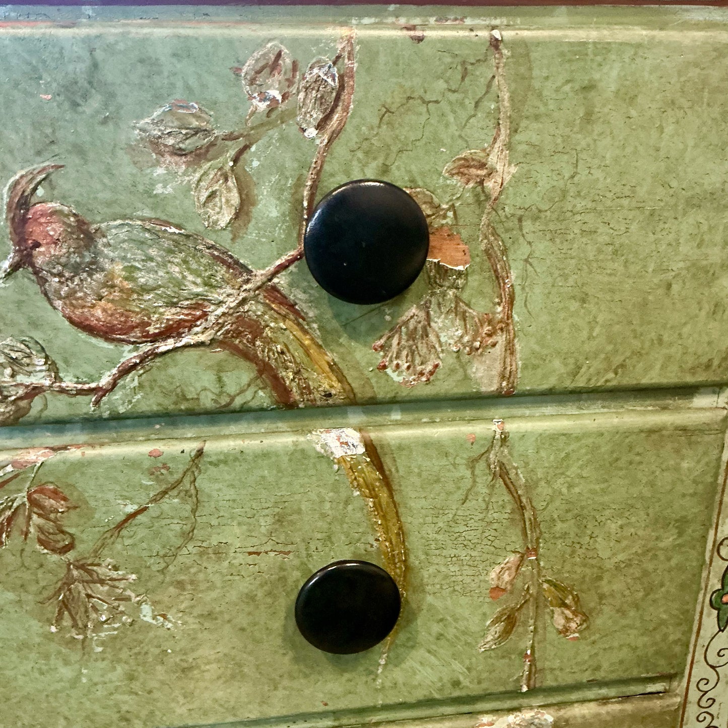 Hand painted chest