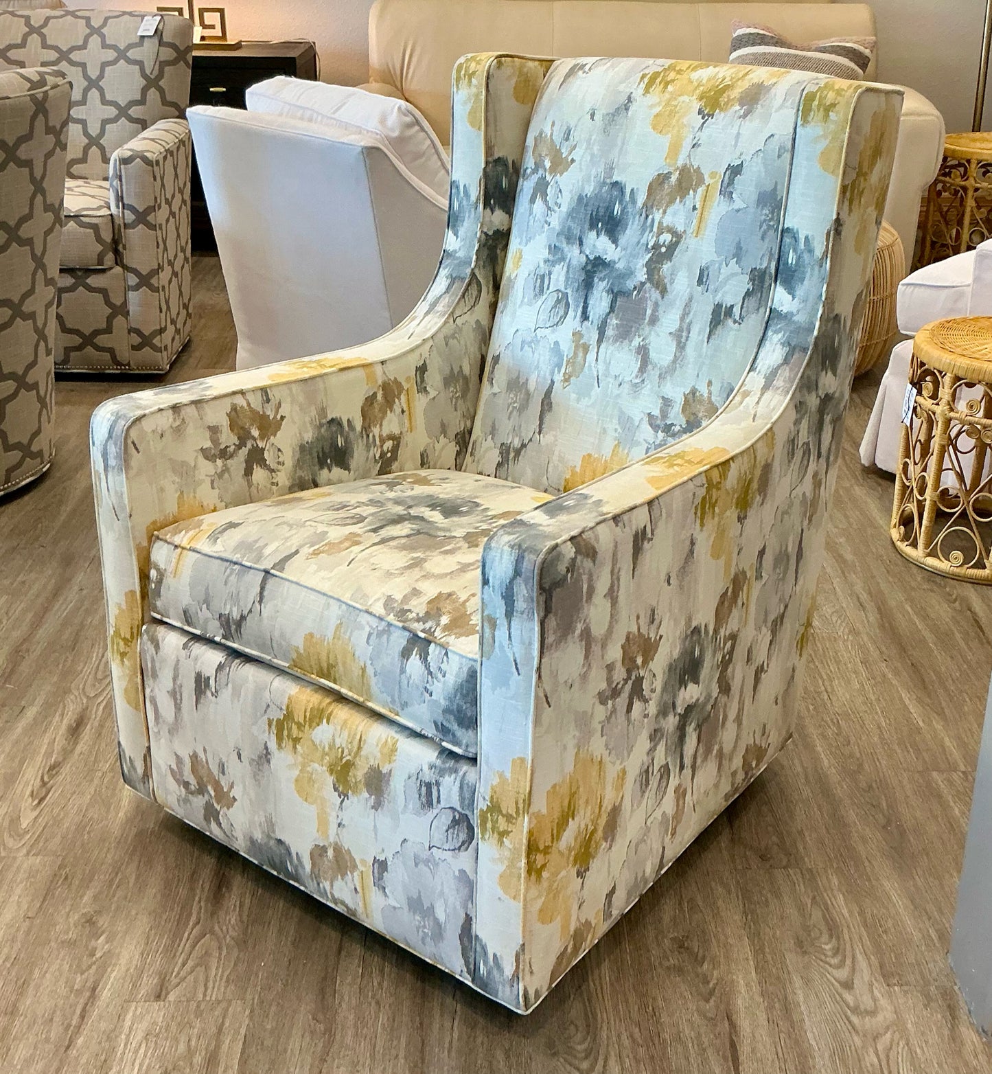 Ethan Allen Swivel Glider Chair