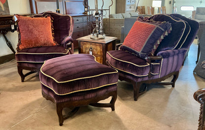 Chair w/Ottoman