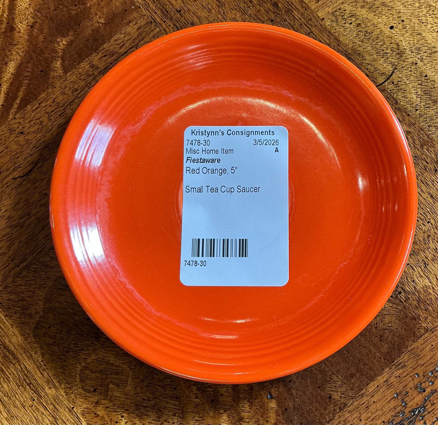 Fiestaware Saucer