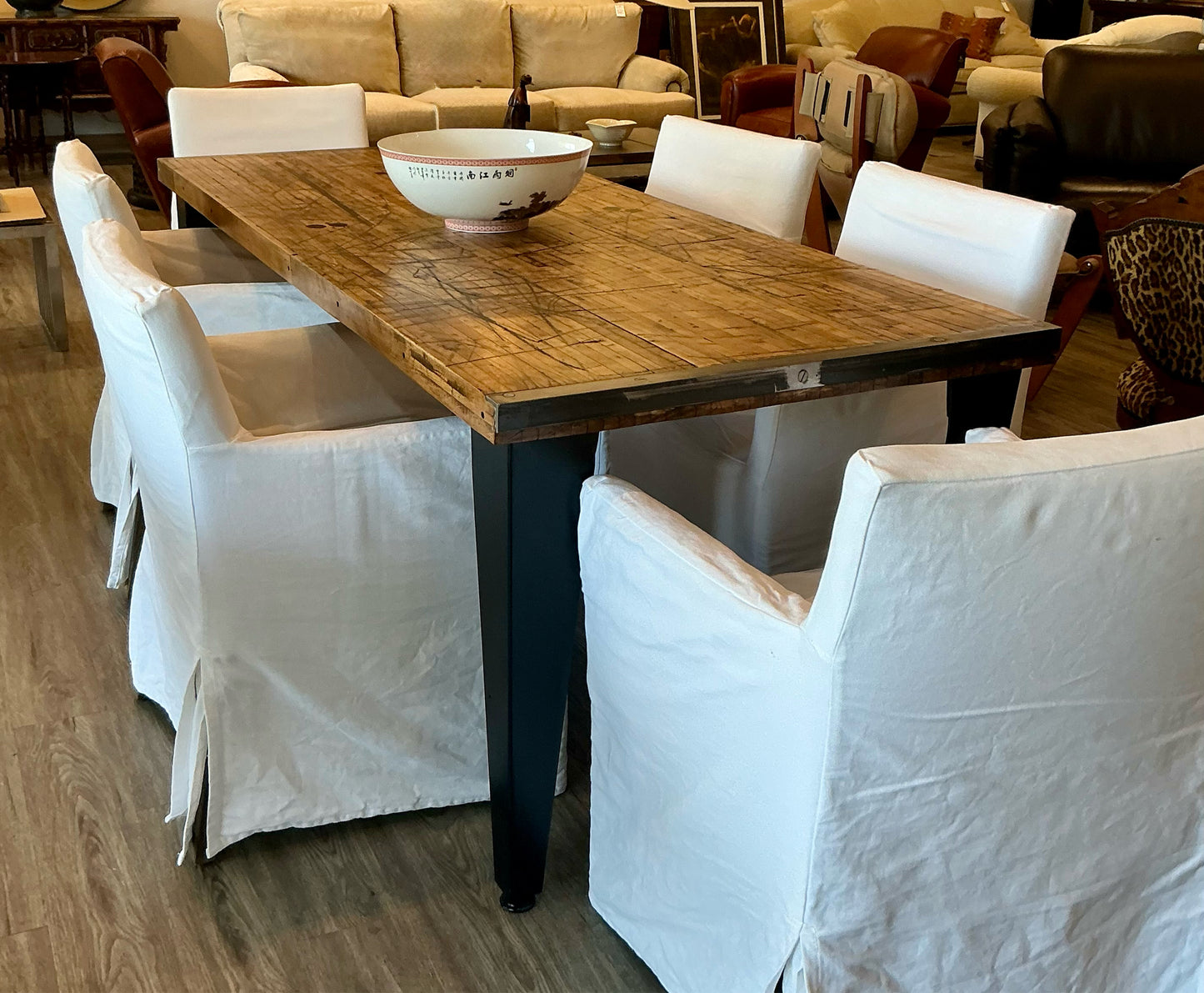 Boxcar Flooring Dining Table