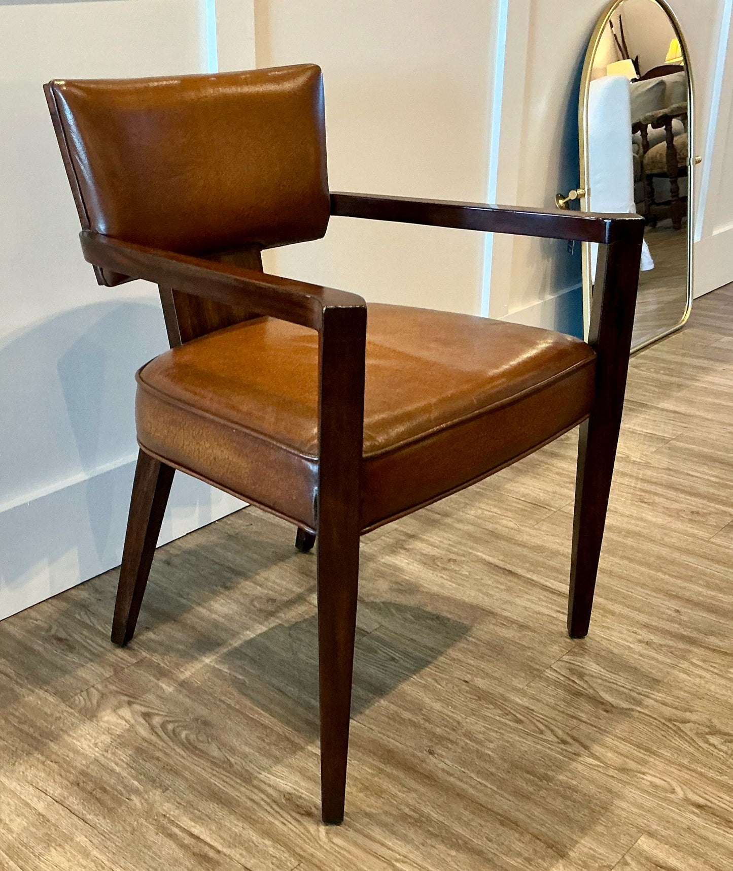 Taracea Table & 8 Theodore Alexander Chairs