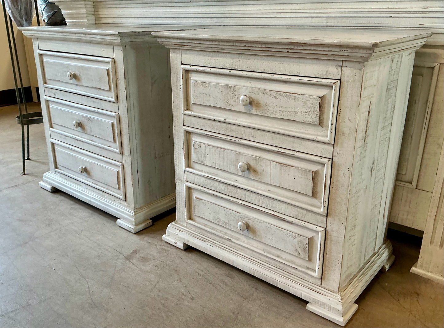 Nero Lupo Pair Nightstands