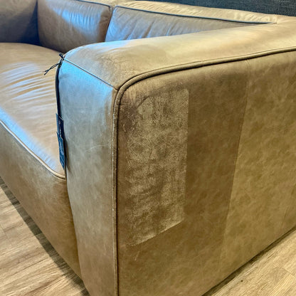 Crate & Barrel Leather Sofa