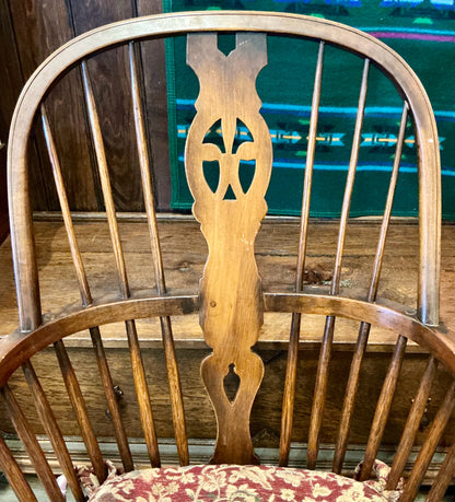 Wood & Floral Chairs