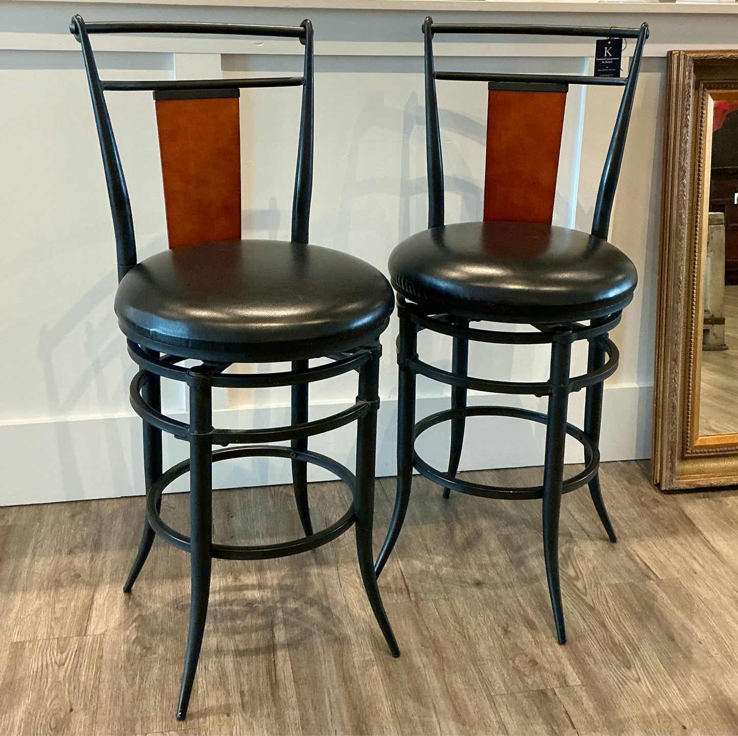 Pair Bar Stools