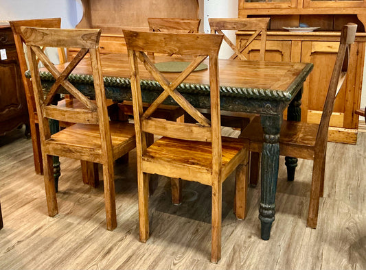 Santa Fe Table & 6 chairs