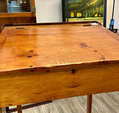 Antique School Masters Desk
