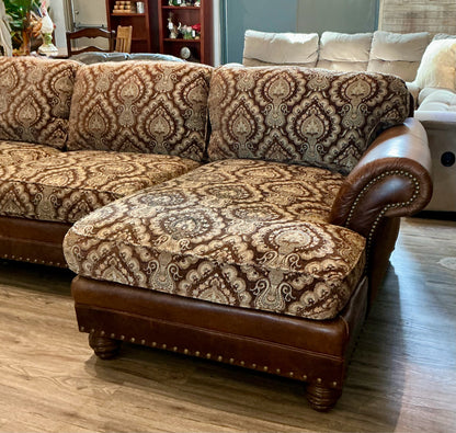 Leather Master Sofa with Chaise