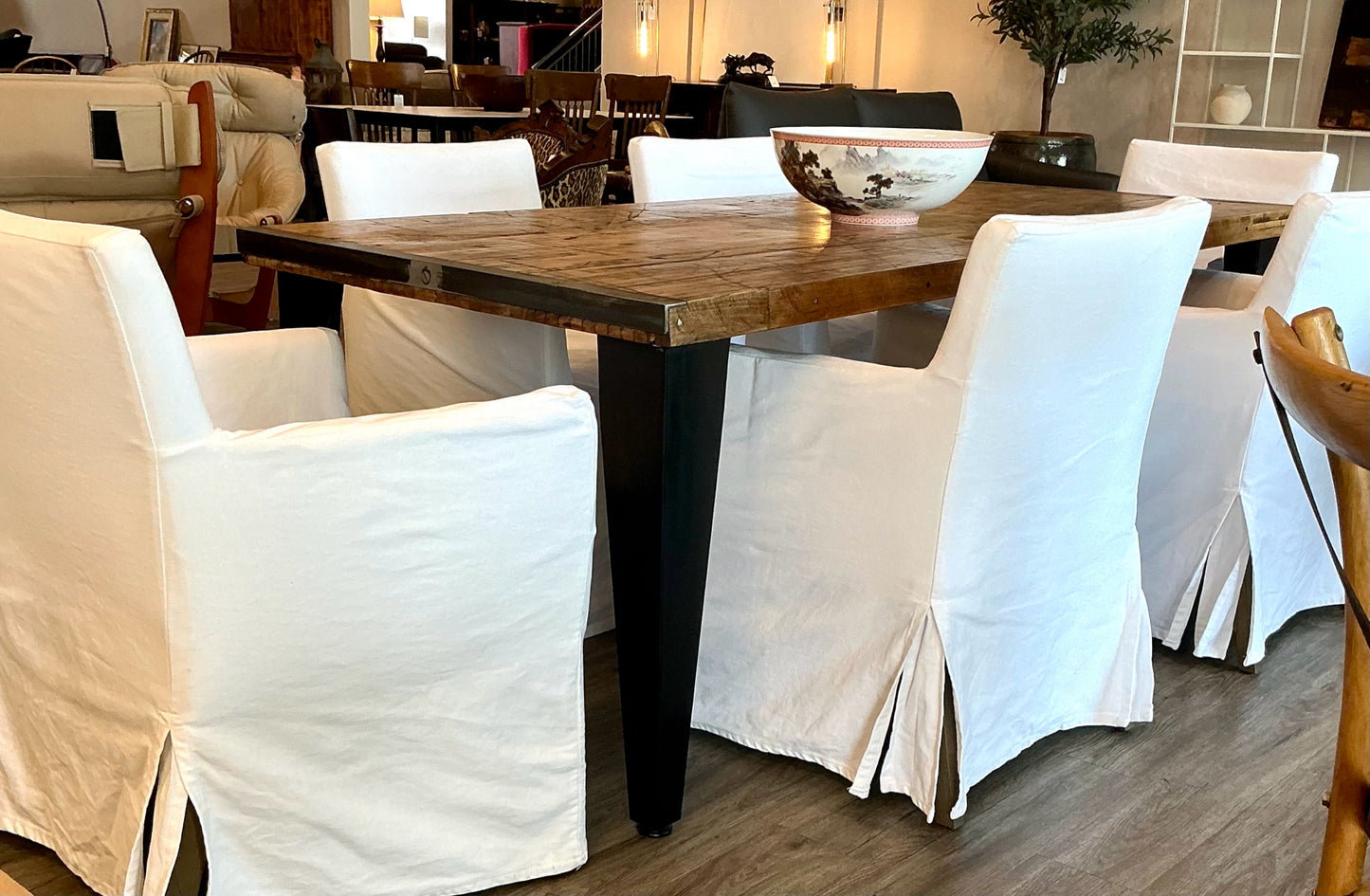 Boxcar Flooring Dining Table