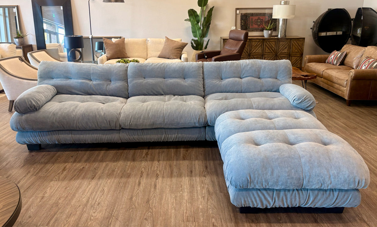 Sofa with ottomans