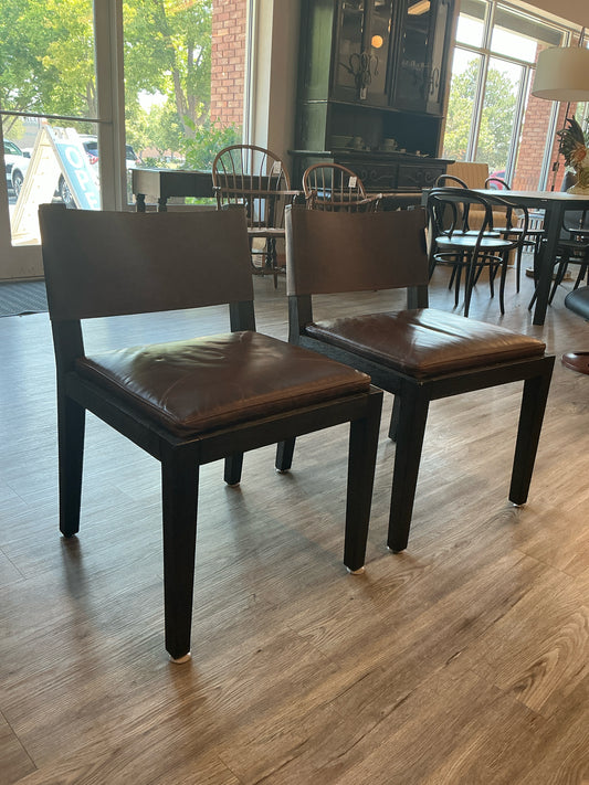 Restoration Hardware Pair Chairs
