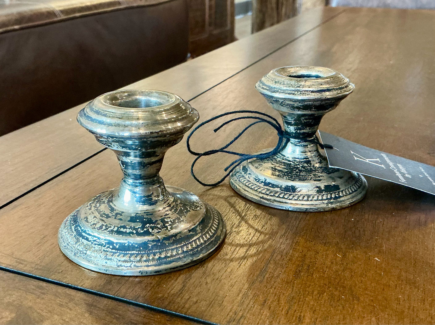 Sterling Weighted Pair Candlesticks