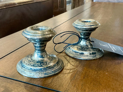 Sterling Weighted Pair Candlesticks