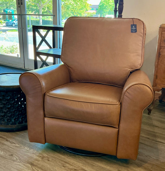 Pottery Barn Recliner- Power Swivel Glide Recline