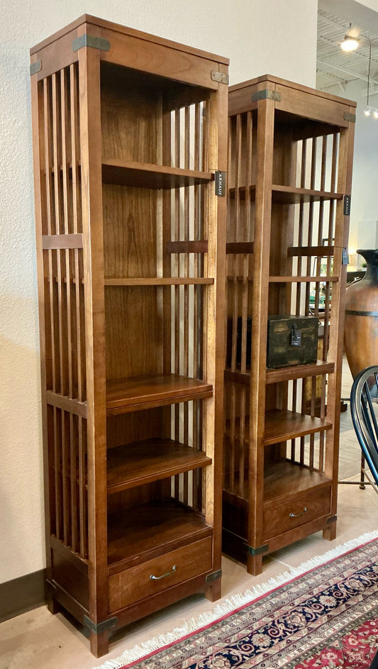 Arhaus Pair Bookcases