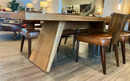 Taracea Table & 8 Theodore Alexander Chairs