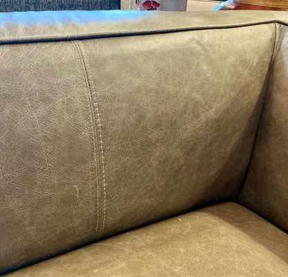 Crate & Barrel Leather Sofa