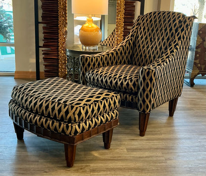 Chair w/Ottoman