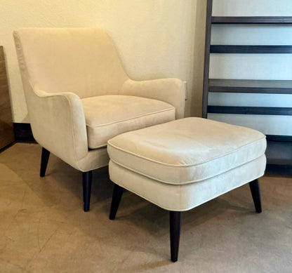 Room & Board Chair w/Ottoman